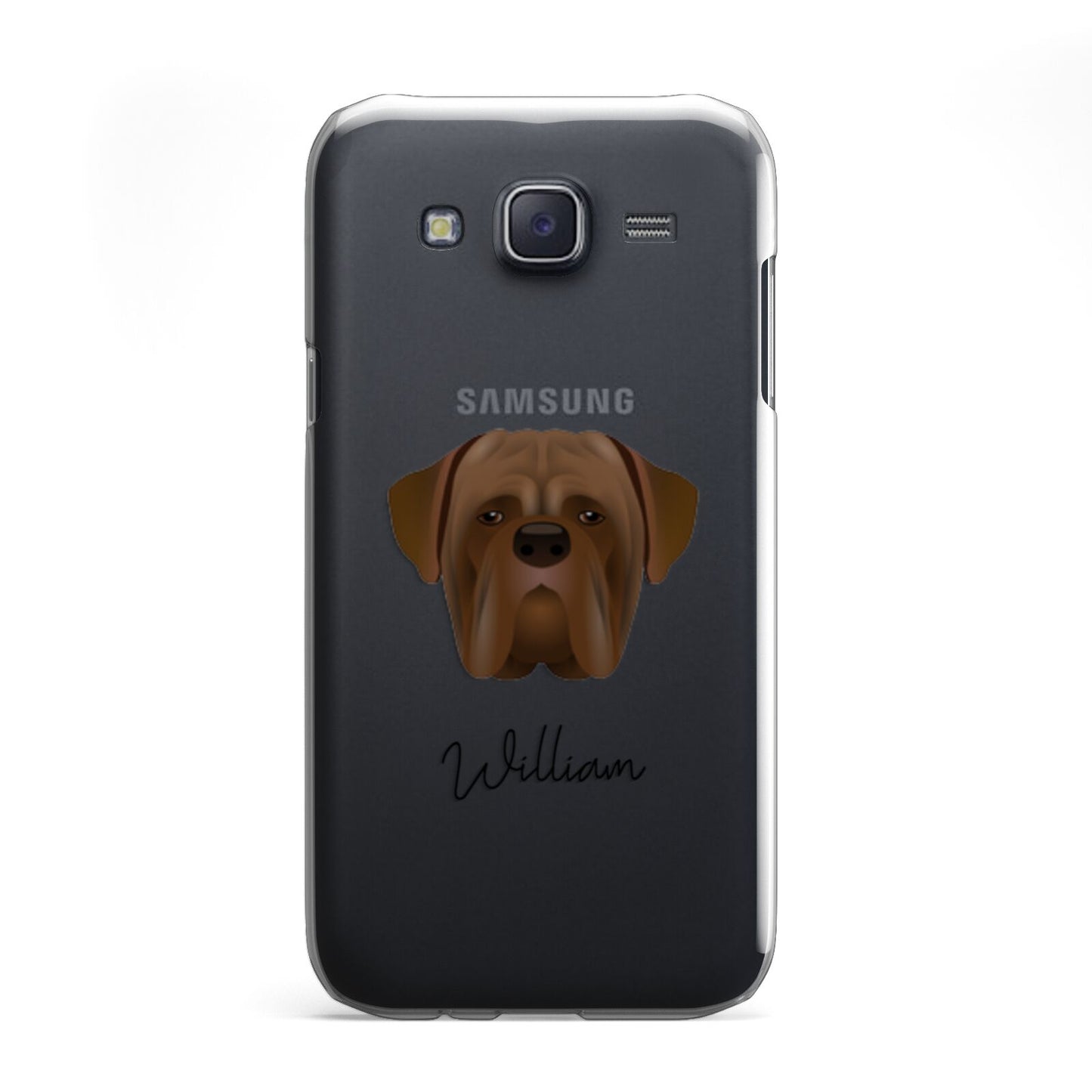 Dogue de Bordeaux Personalised Samsung Galaxy J5 Case