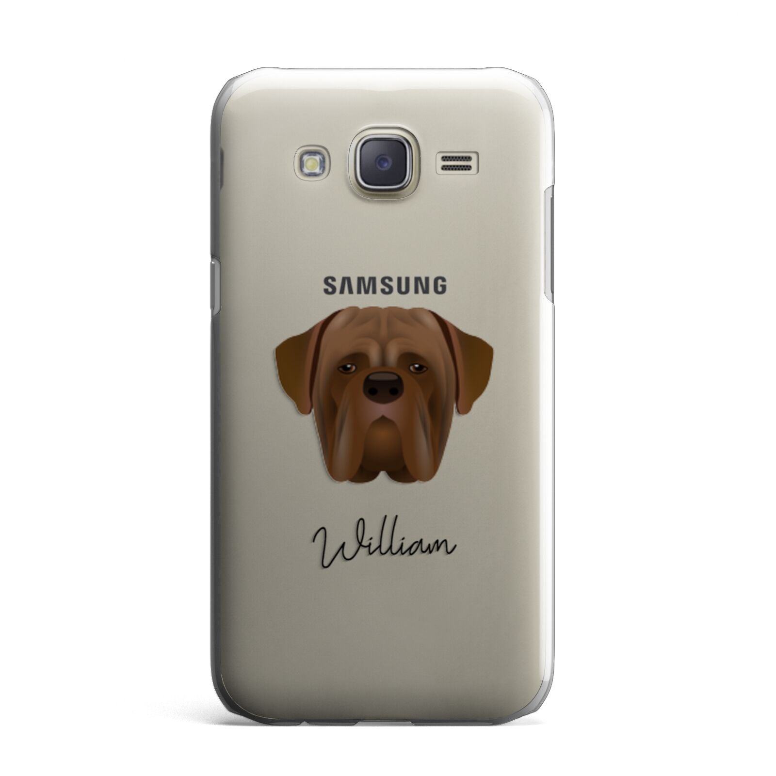 Dogue de Bordeaux Personalised Samsung Galaxy J7 Case