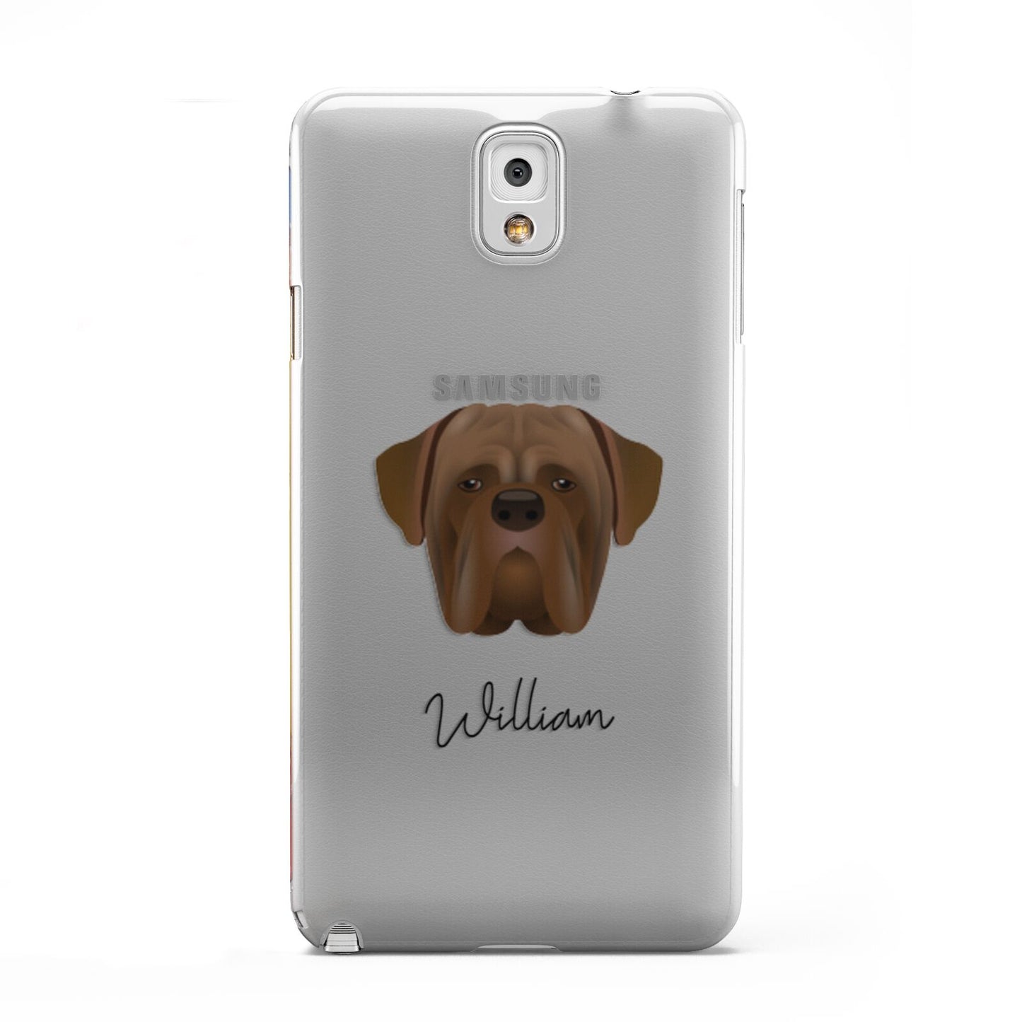 Dogue de Bordeaux Personalised Samsung Galaxy Note 3 Case