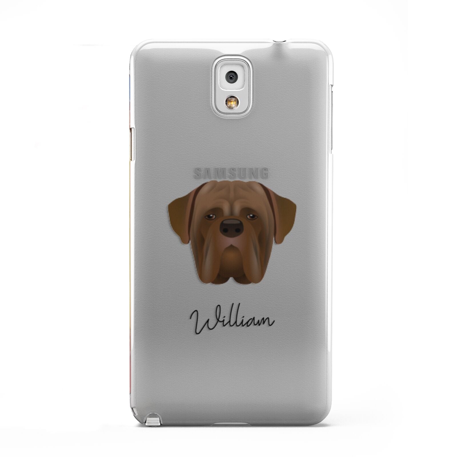Dogue de Bordeaux Personalised Samsung Galaxy Note 3 Case