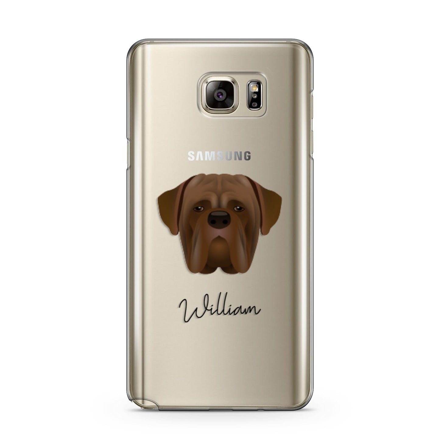 Dogue de Bordeaux Personalised Samsung Galaxy Note 5 Case