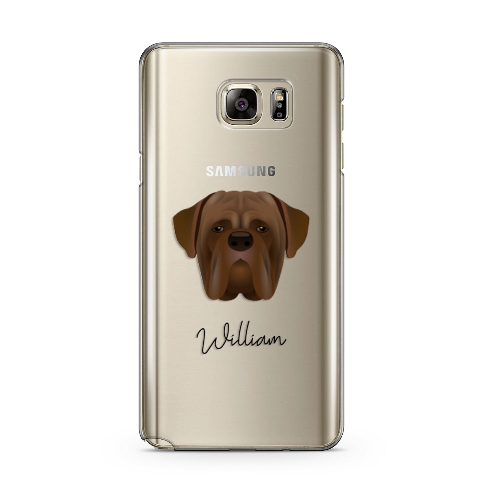 Dogue de Bordeaux Personalised Samsung Galaxy Note 5 Case