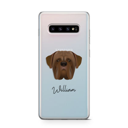 Dogue de Bordeaux Personalised Samsung Galaxy S10 Case