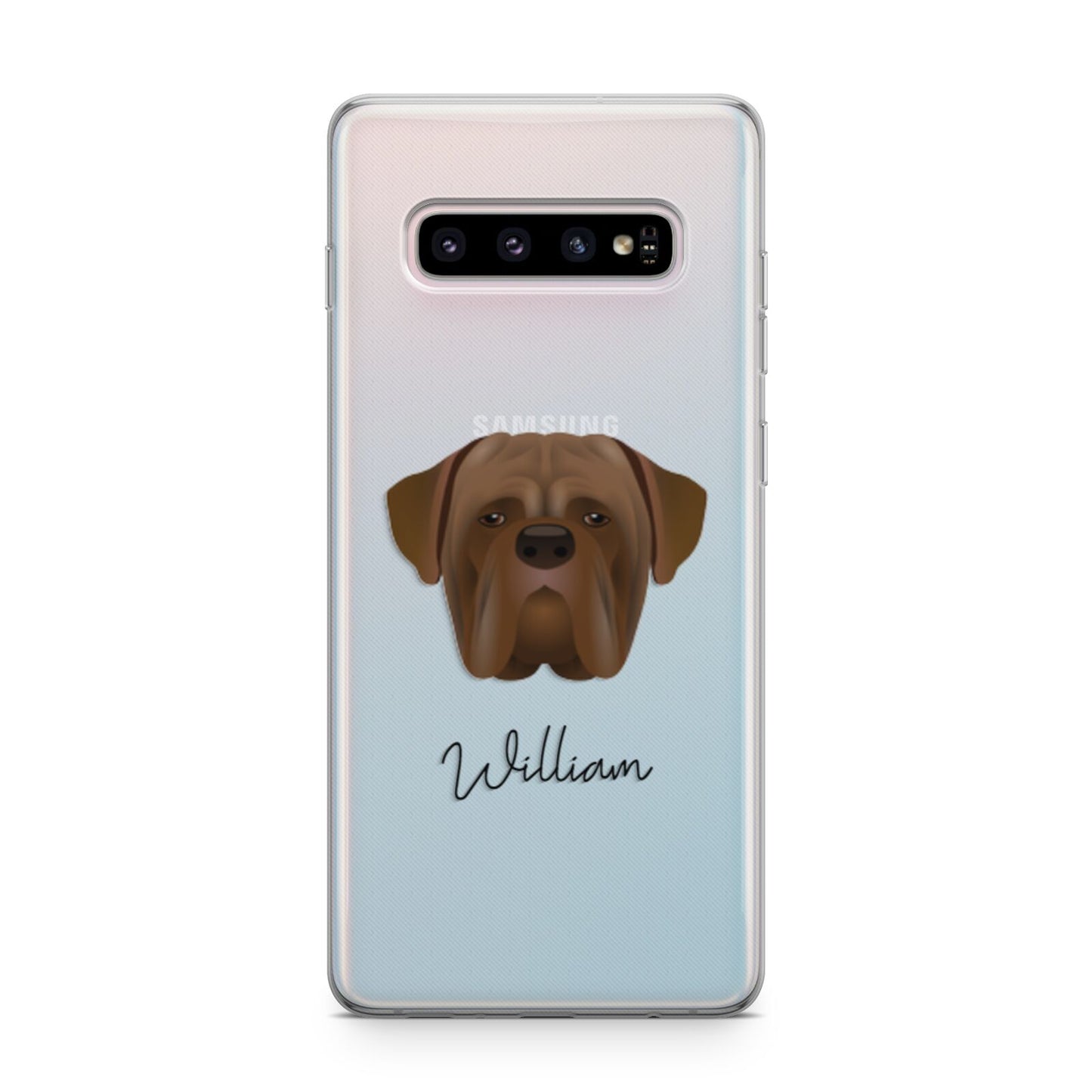 Dogue de Bordeaux Personalised Samsung Galaxy S10 Plus Case