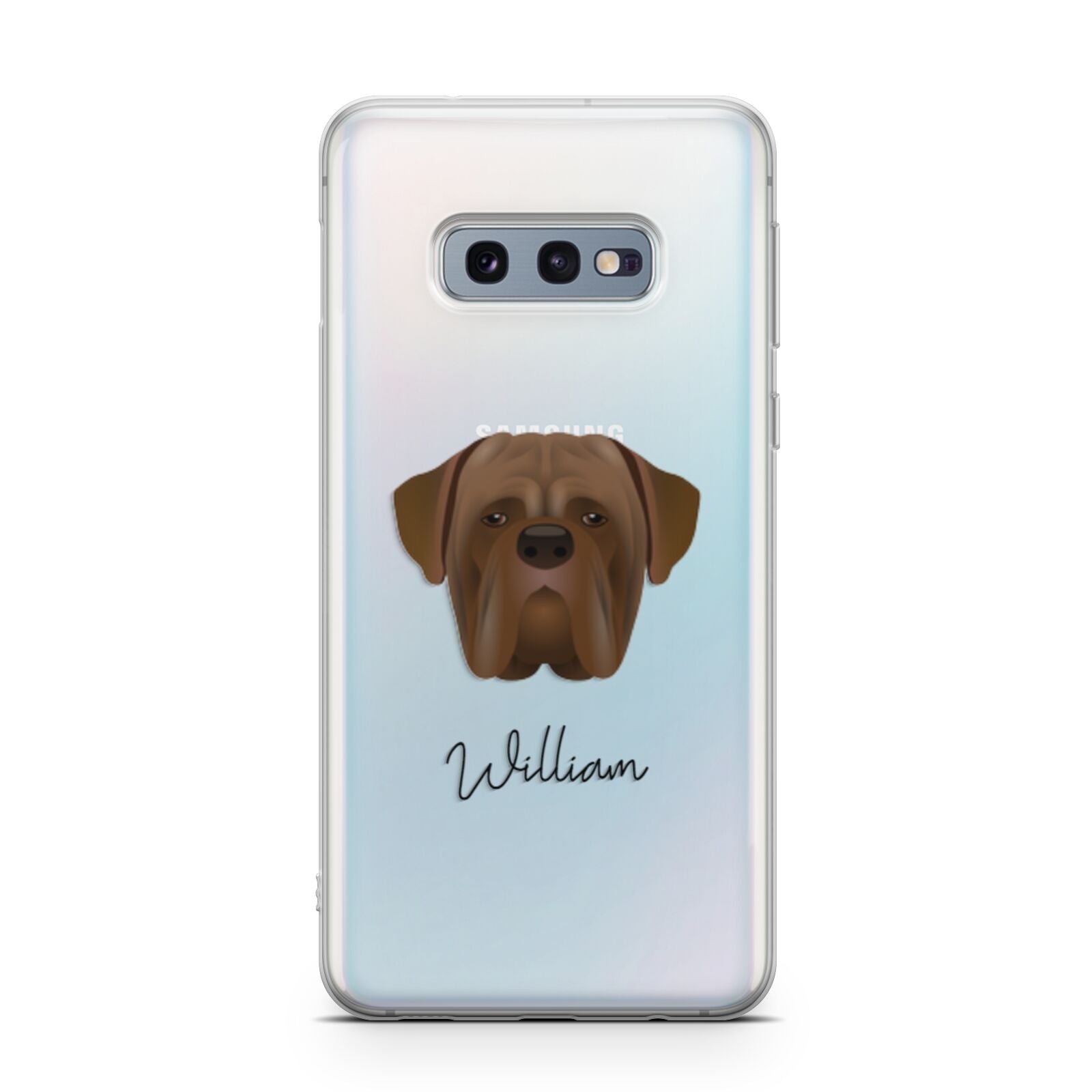 Dogue de Bordeaux Personalised Samsung Galaxy S10E Case