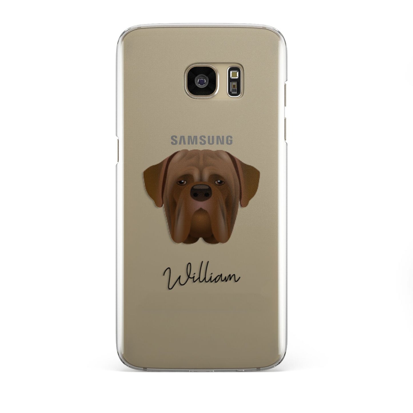 Dogue de Bordeaux Personalised Samsung Galaxy S7 Edge Case