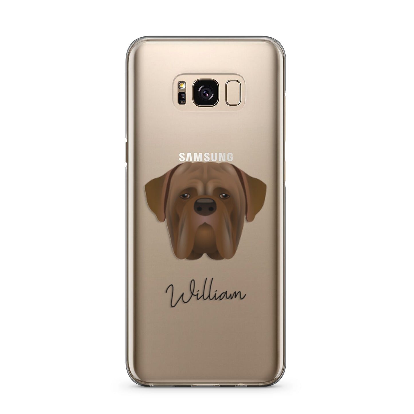 Dogue de Bordeaux Personalised Samsung Galaxy S8 Plus Case