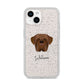 Dogue de Bordeaux Personalised iPhone 14 Glitter Tough Case Starlight
