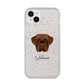 Dogue de Bordeaux Personalised iPhone 14 Plus Glitter Tough Case Starlight