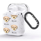 Dorkie Icon with Name AirPods Glitter Case Side Image