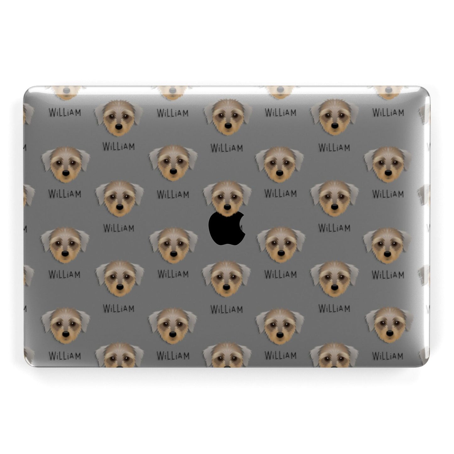 Dorkie Icon with Name Apple MacBook Case