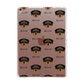 Dorkie Icon with Name Apple iPad Rose Gold Case