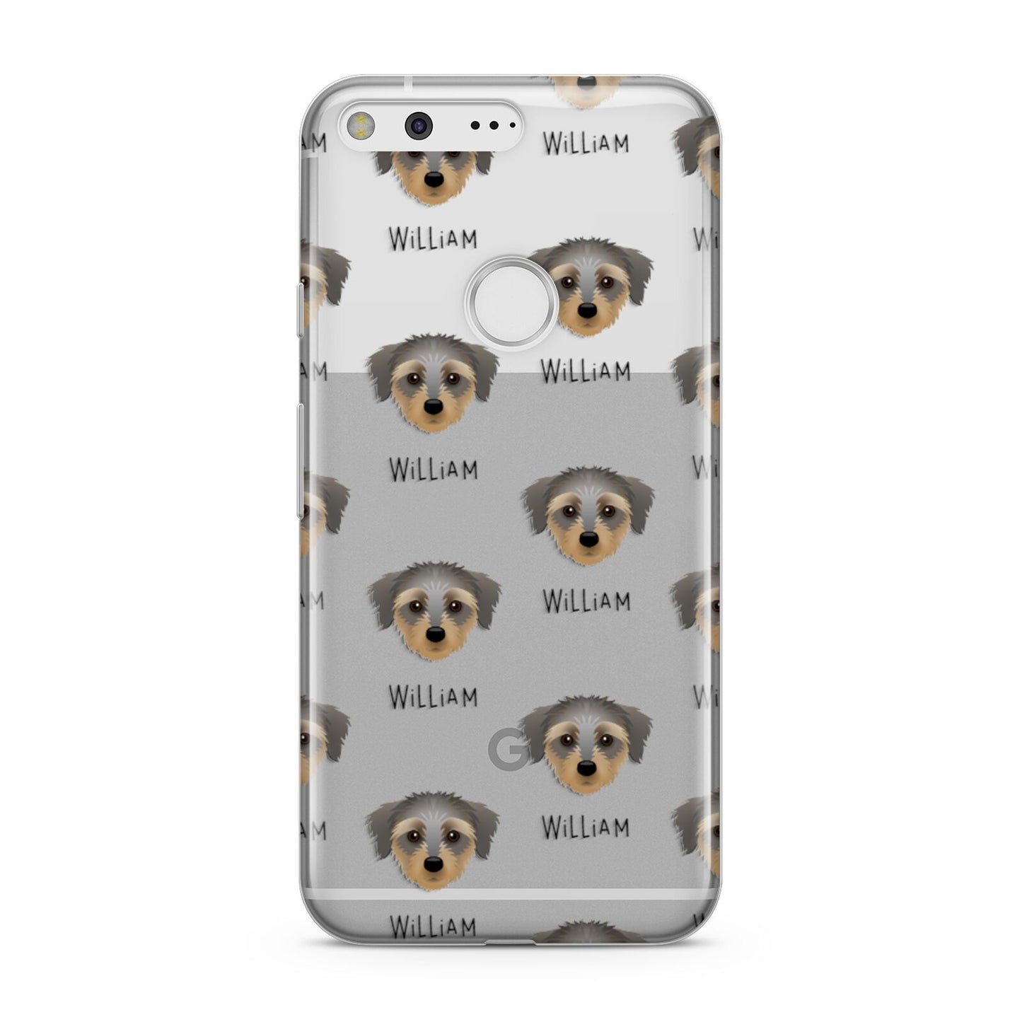 Dorkie Icon with Name Google Pixel Case