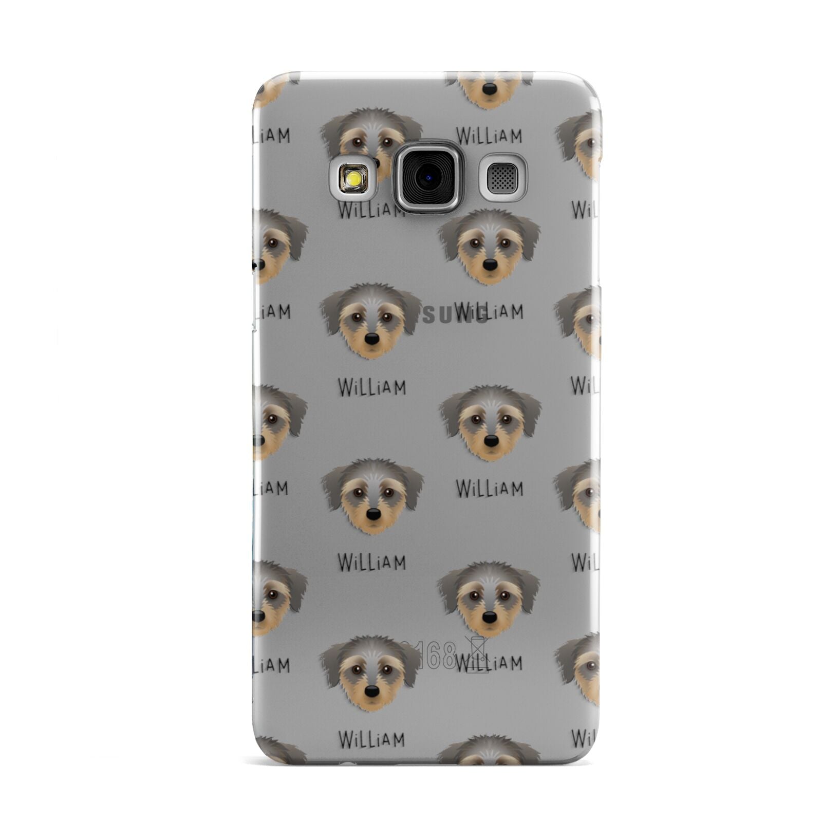 Dorkie Icon with Name Samsung Galaxy A3 Case