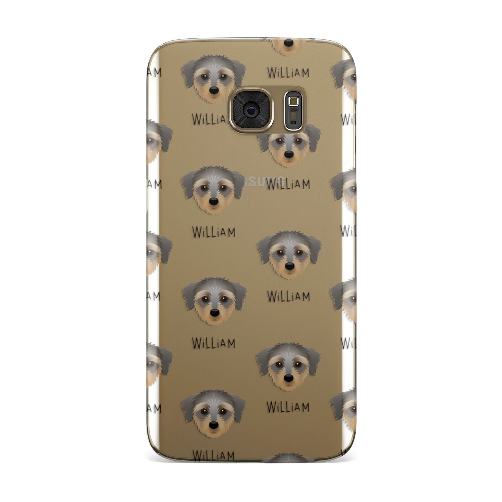 Dorkie Icon with Name Samsung Galaxy Case