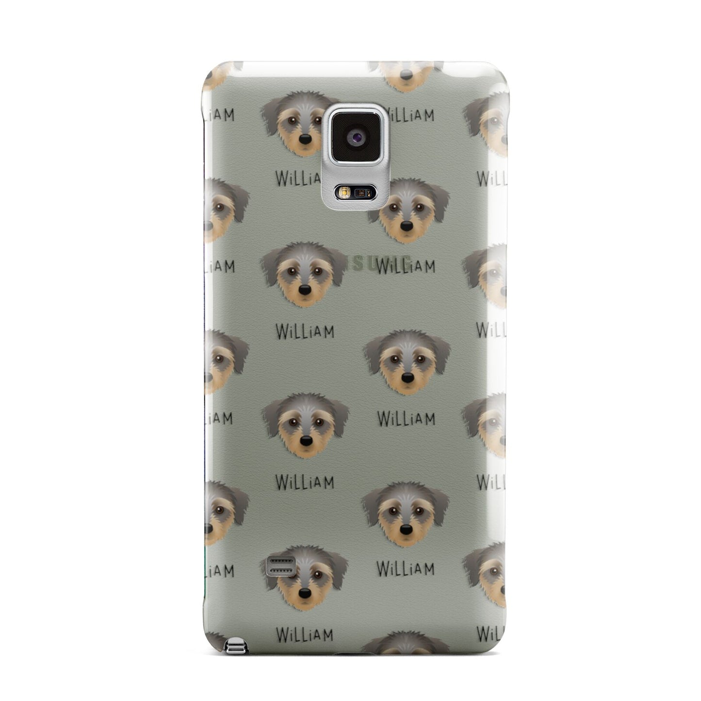 Dorkie Icon with Name Samsung Galaxy Note 4 Case
