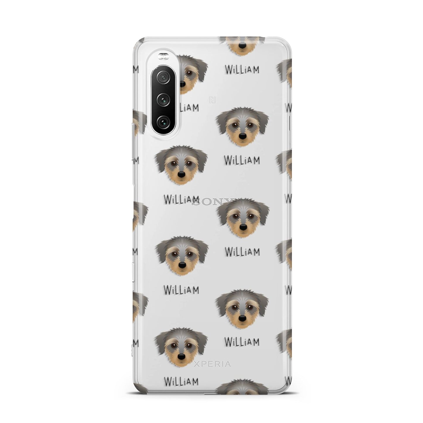 Dorkie Icon with Name Sony Xperia 10 III Case