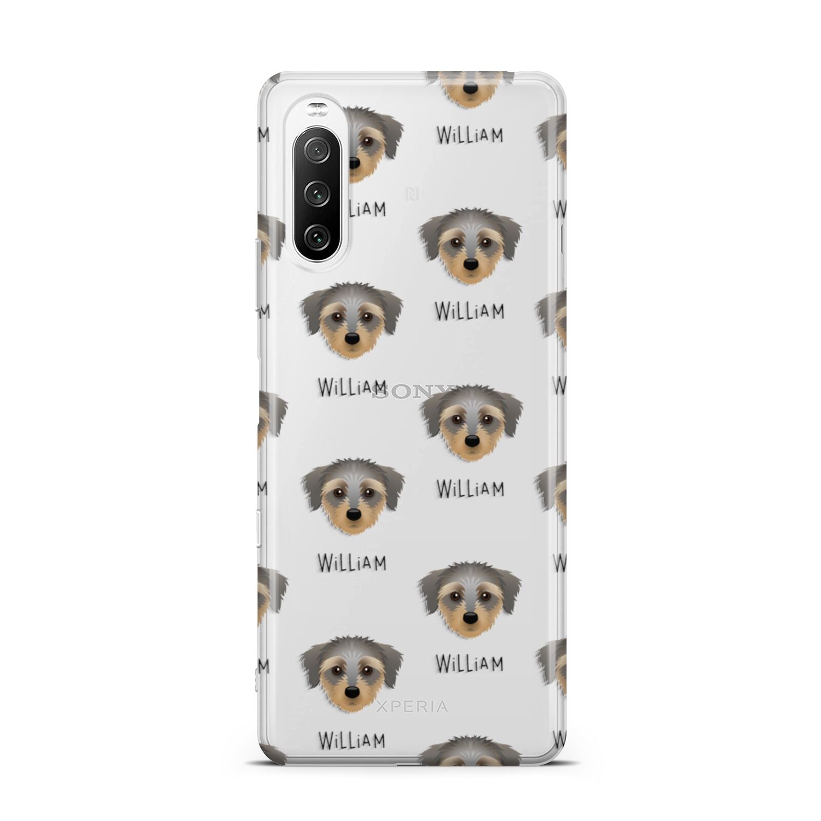 Dorkie Icon with Name Sony Xperia 10 III Case