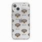 Dorkie Icon with Name iPhone 13 TPU Impact Case with White Edges