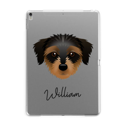 Dorkie Personalised Apple iPad Silver Case