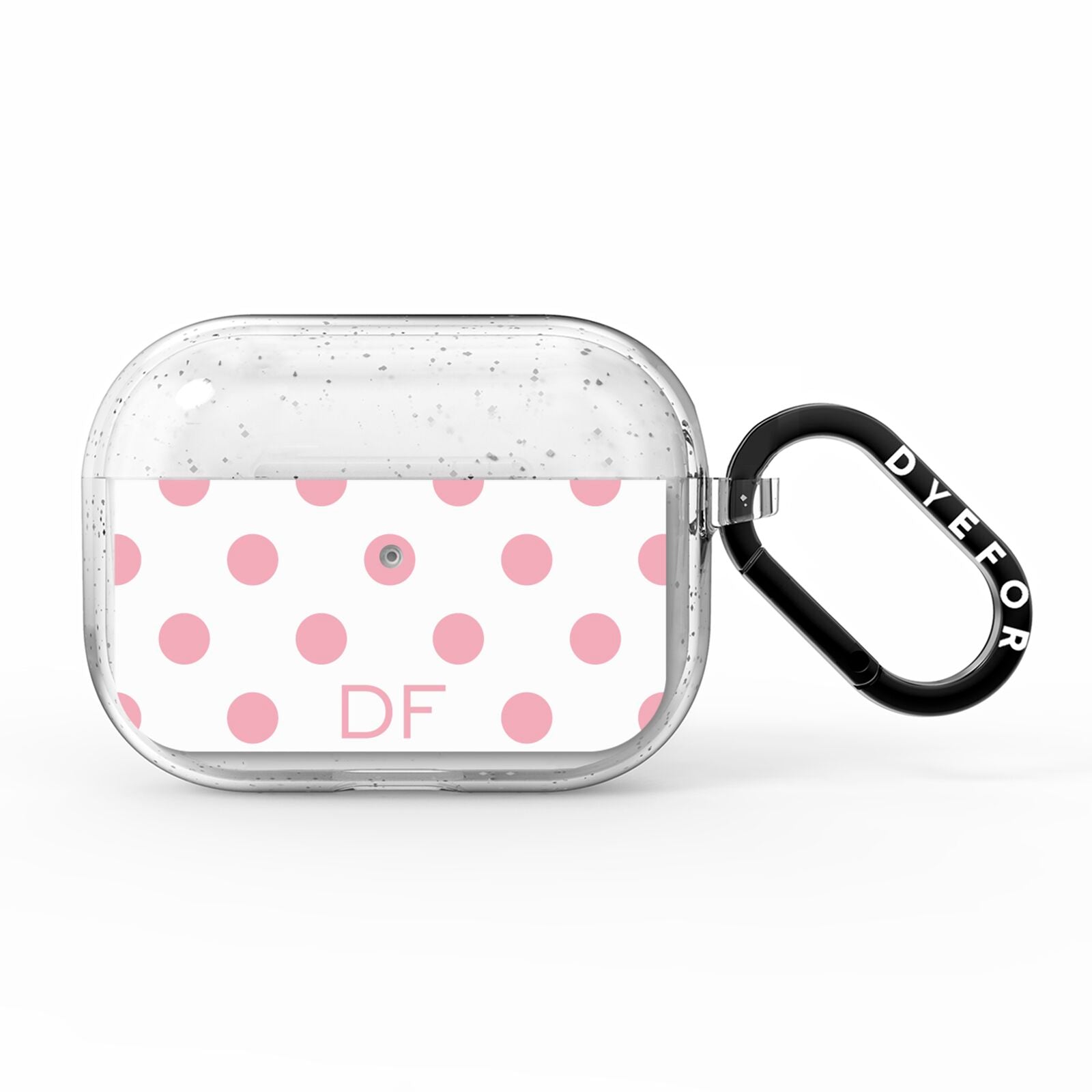 Dots Initials Personalised AirPods Pro Glitter Case