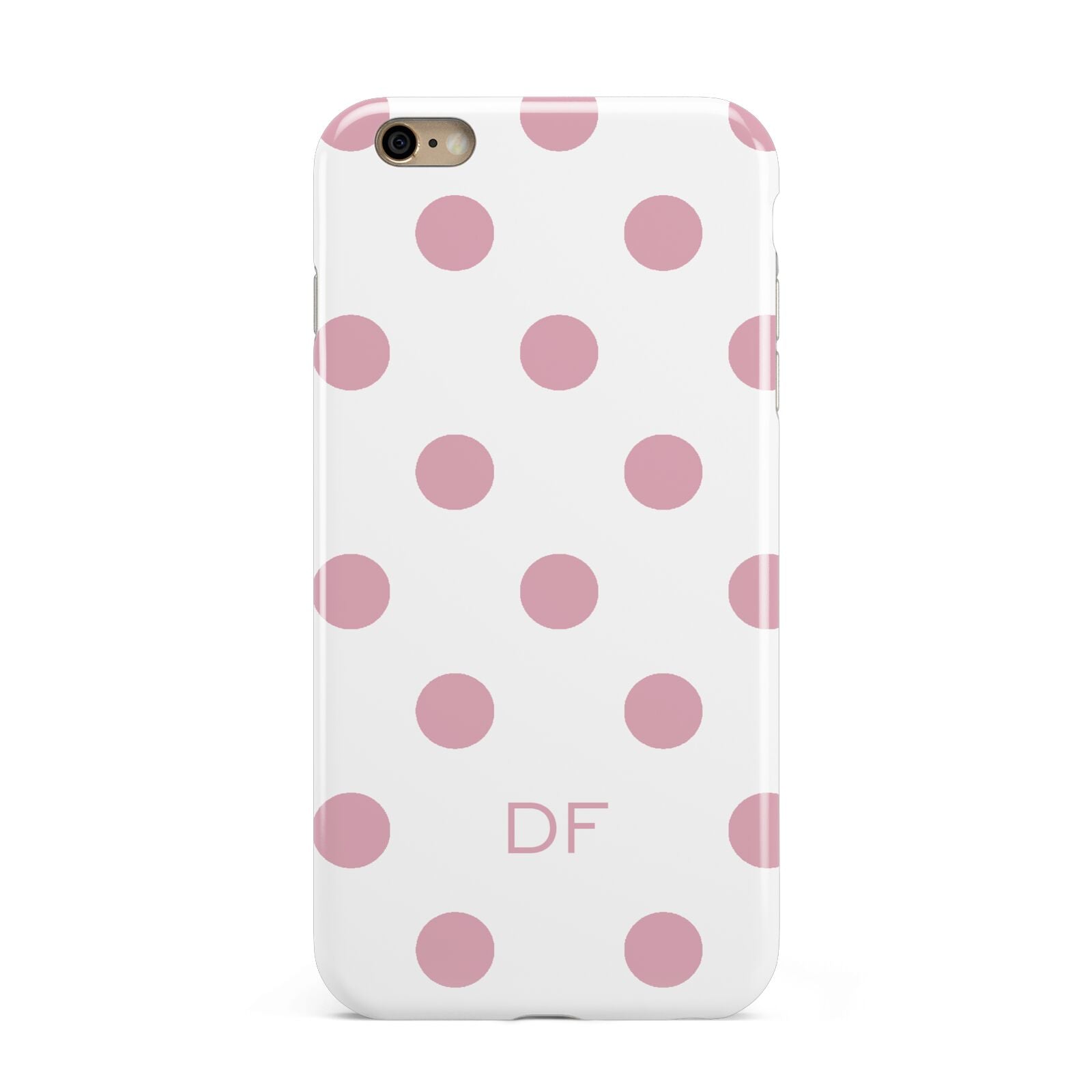Dots Initials Personalised Apple iPhone 6 Plus 3D Tough Case