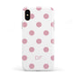 Dots Initials Personalised Apple iPhone XS 3D Tough