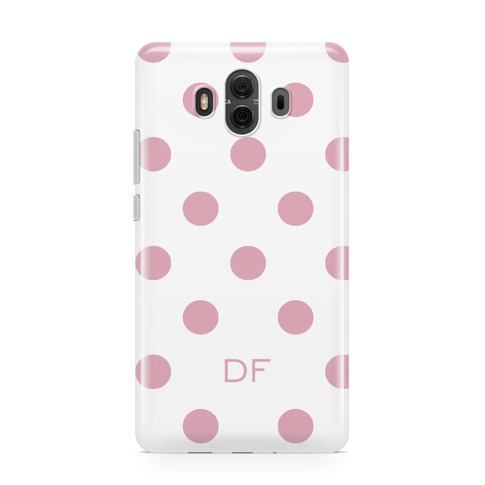 Dots Initials Personalised Huawei Mate 10 Protective Phone Case