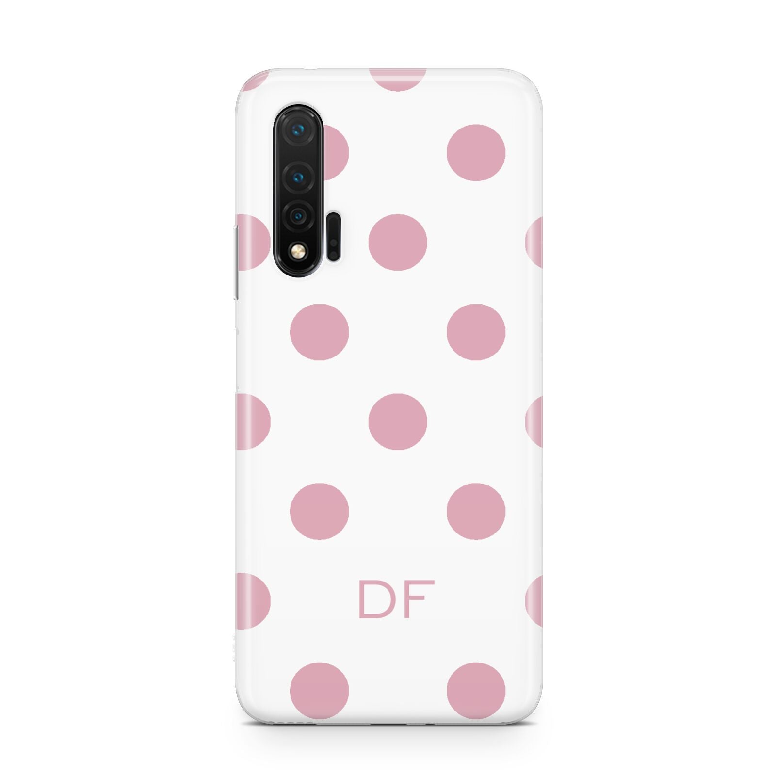 Dots Initials Personalised Huawei Nova 6 Phone Case
