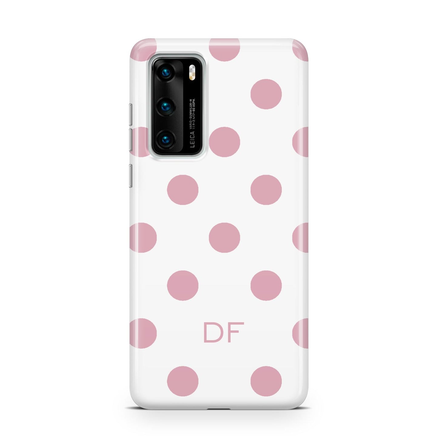 Dots Initials Personalised Huawei P40 Phone Case