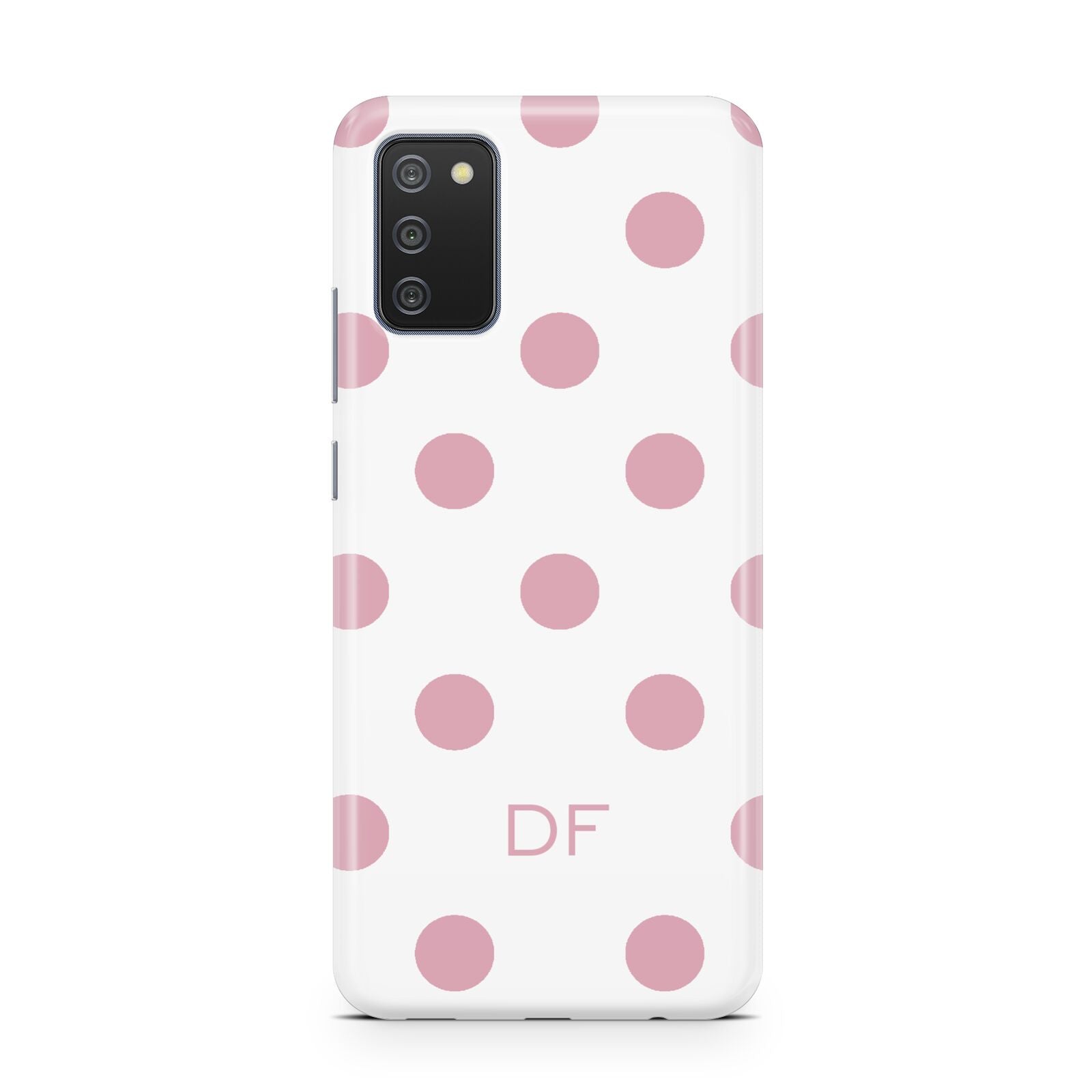 Dots Initials Personalised Samsung A02s Case