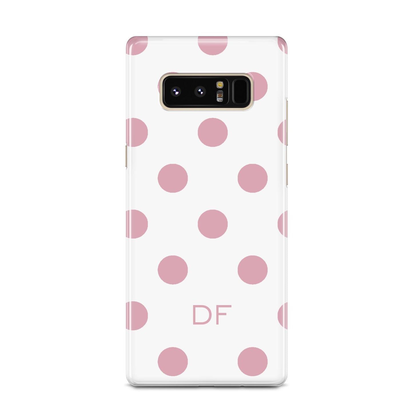 Dots Initials Personalised Samsung Galaxy Note 8 Case