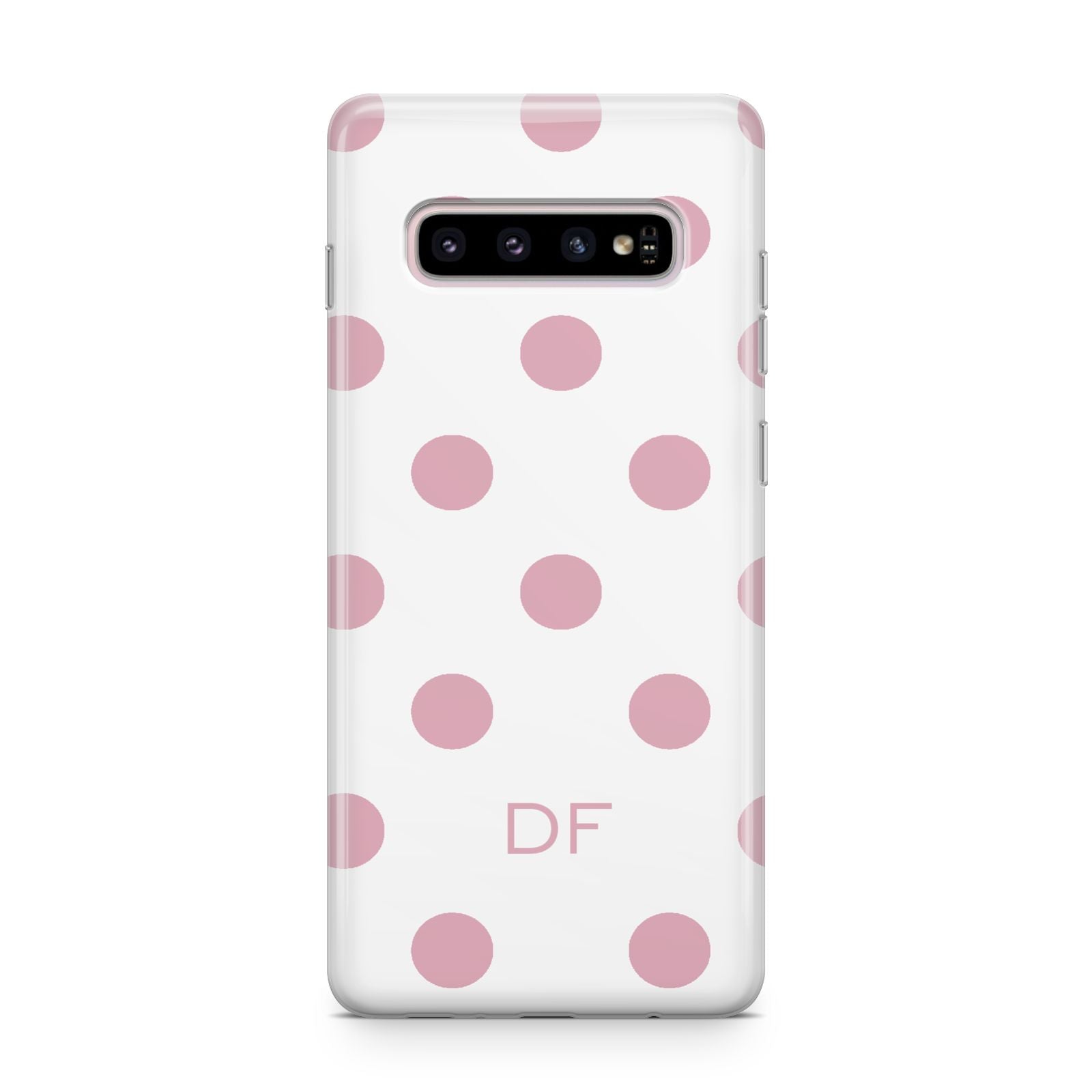 Dots Initials Personalised Samsung Galaxy S10 Plus Case