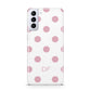 Dots Initials Personalised Samsung S21 Plus Phone Case