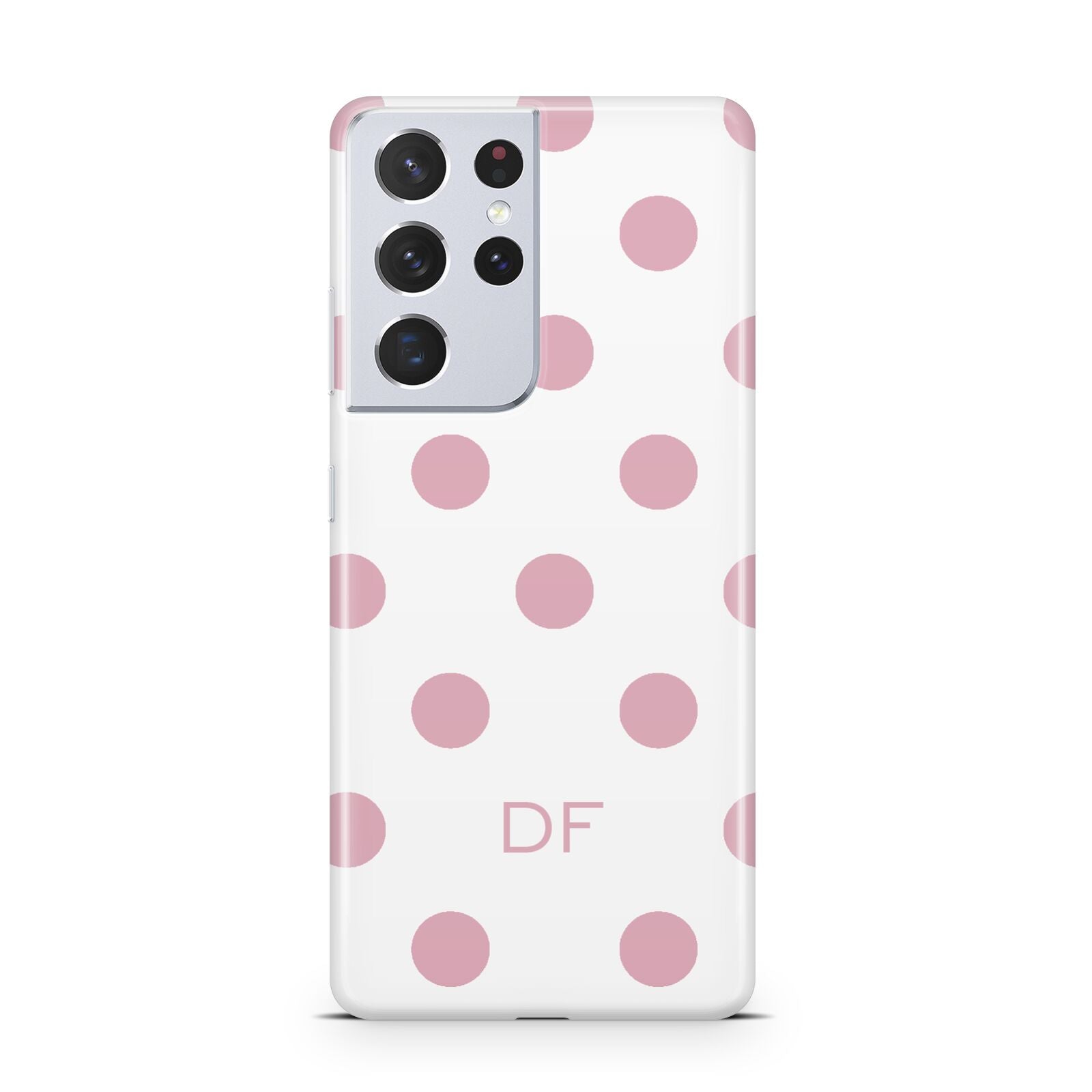 Dots Initials Personalised Samsung S21 Ultra Case