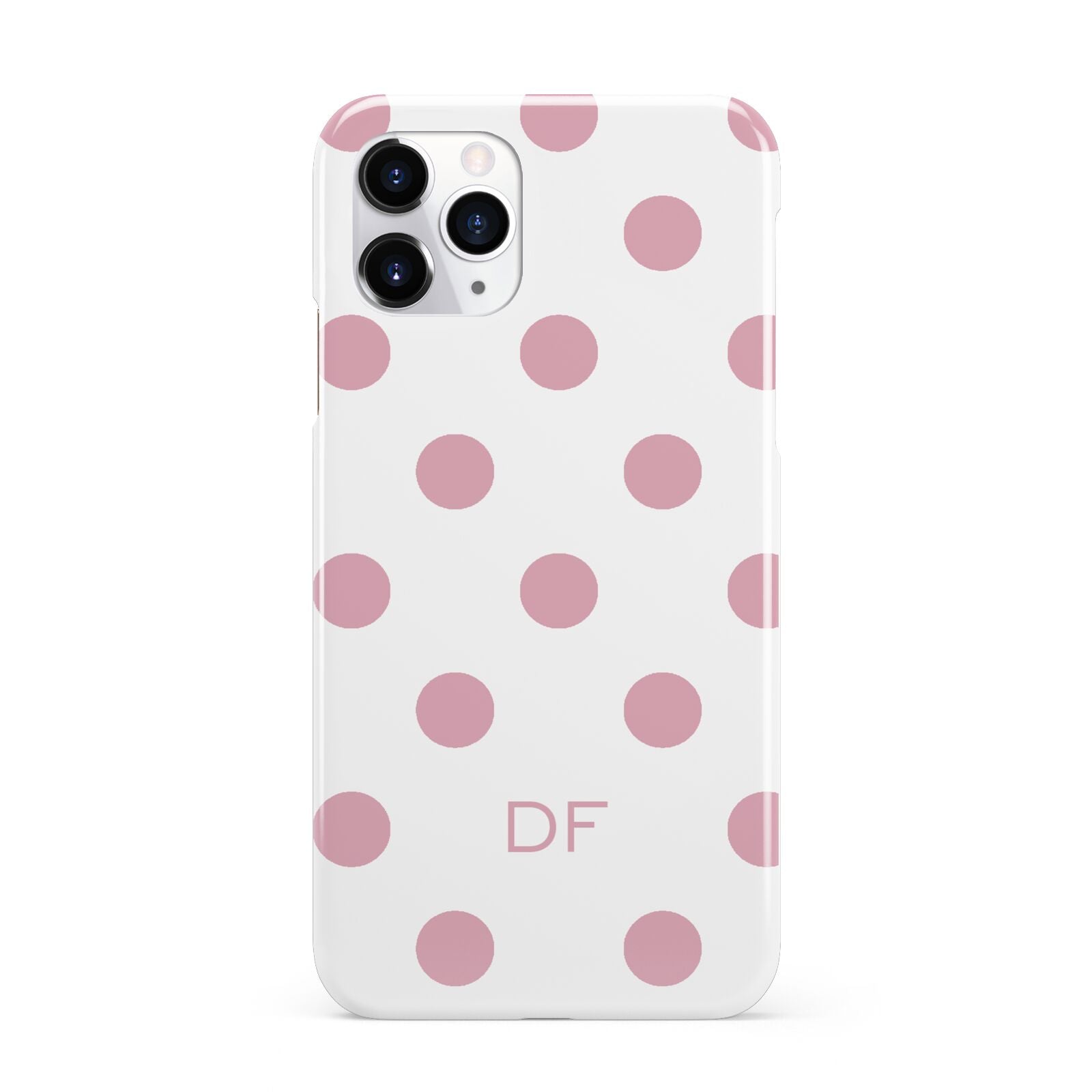 Dots Initials Personalised iPhone 11 Pro 3D Snap Case