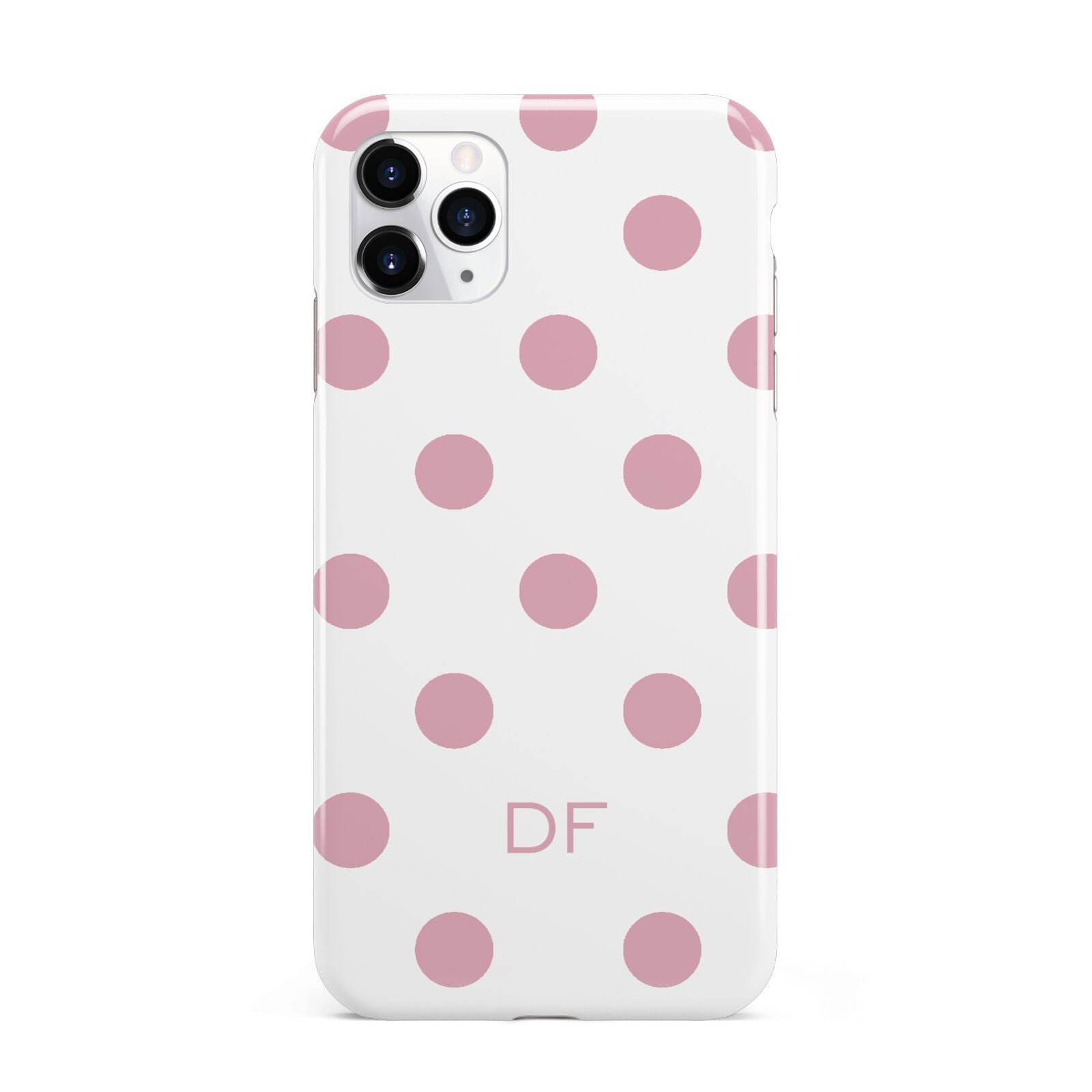 Dots Initials Personalised iPhone 11 Pro Max 3D Tough Case