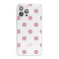 Dots Initials Personalised iPhone 13 Pro Max Clear Bumper Case