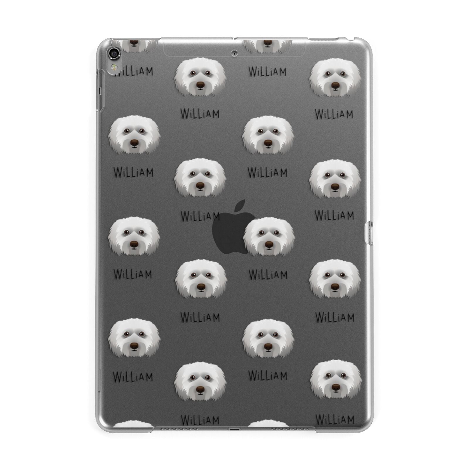 Doxiepoo Icon with Name Apple iPad Grey Case