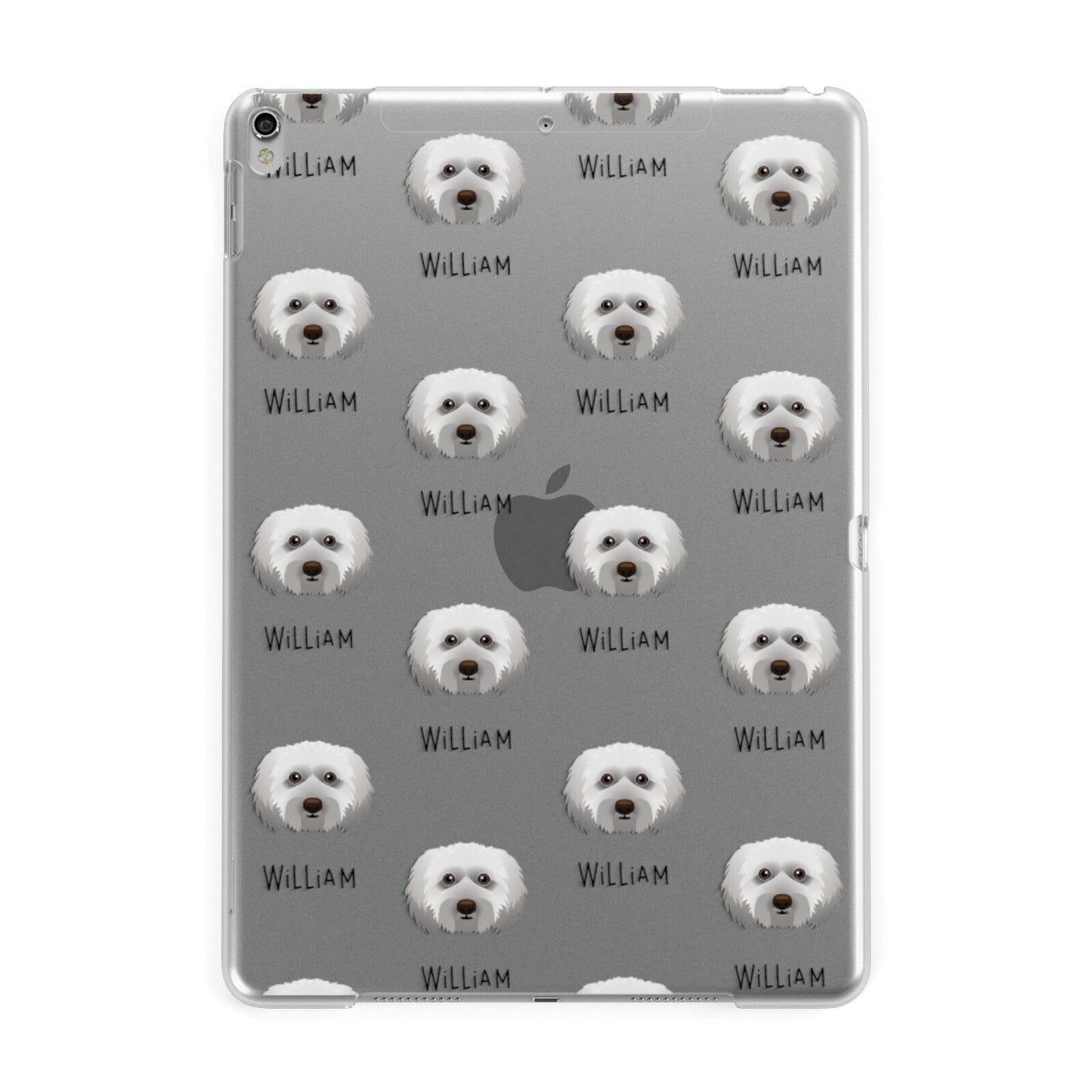 Doxiepoo Icon with Name Apple iPad Silver Case