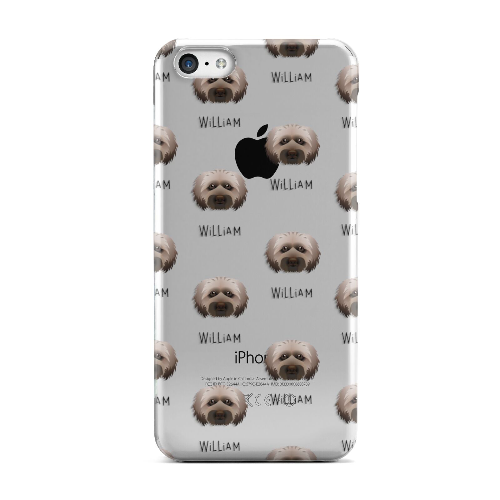 Doxiepoo Icon with Name Apple iPhone 5c Case