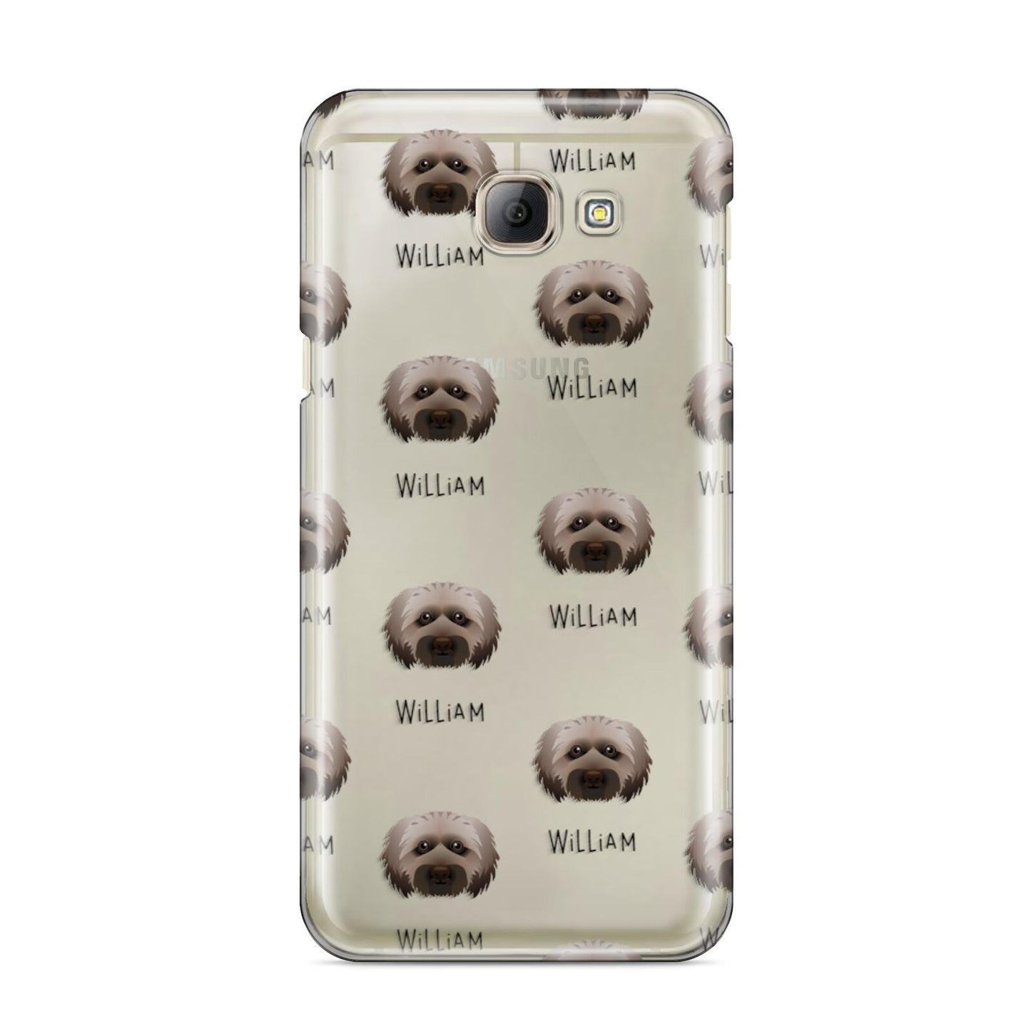 Doxiepoo Icon with Name Samsung Galaxy A8 2016 Case