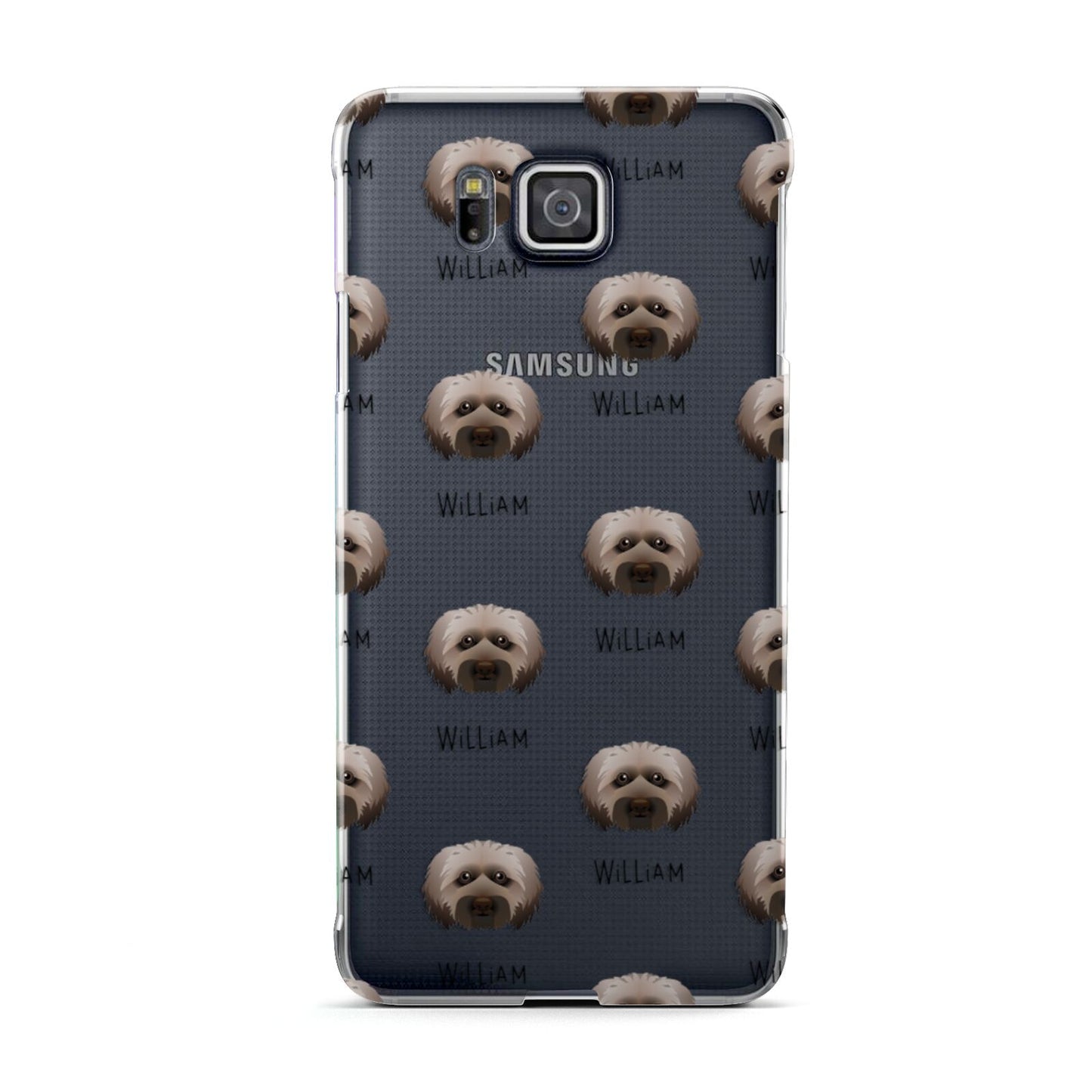 Doxiepoo Icon with Name Samsung Galaxy Alpha Case