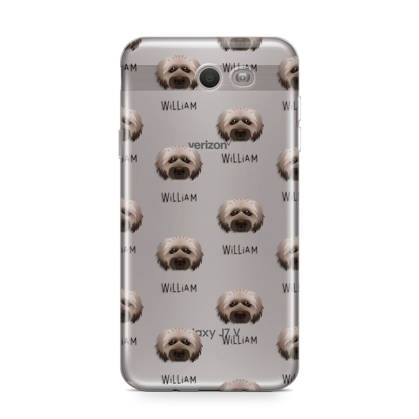 Doxiepoo Icon with Name Samsung Galaxy J7 2017 Case