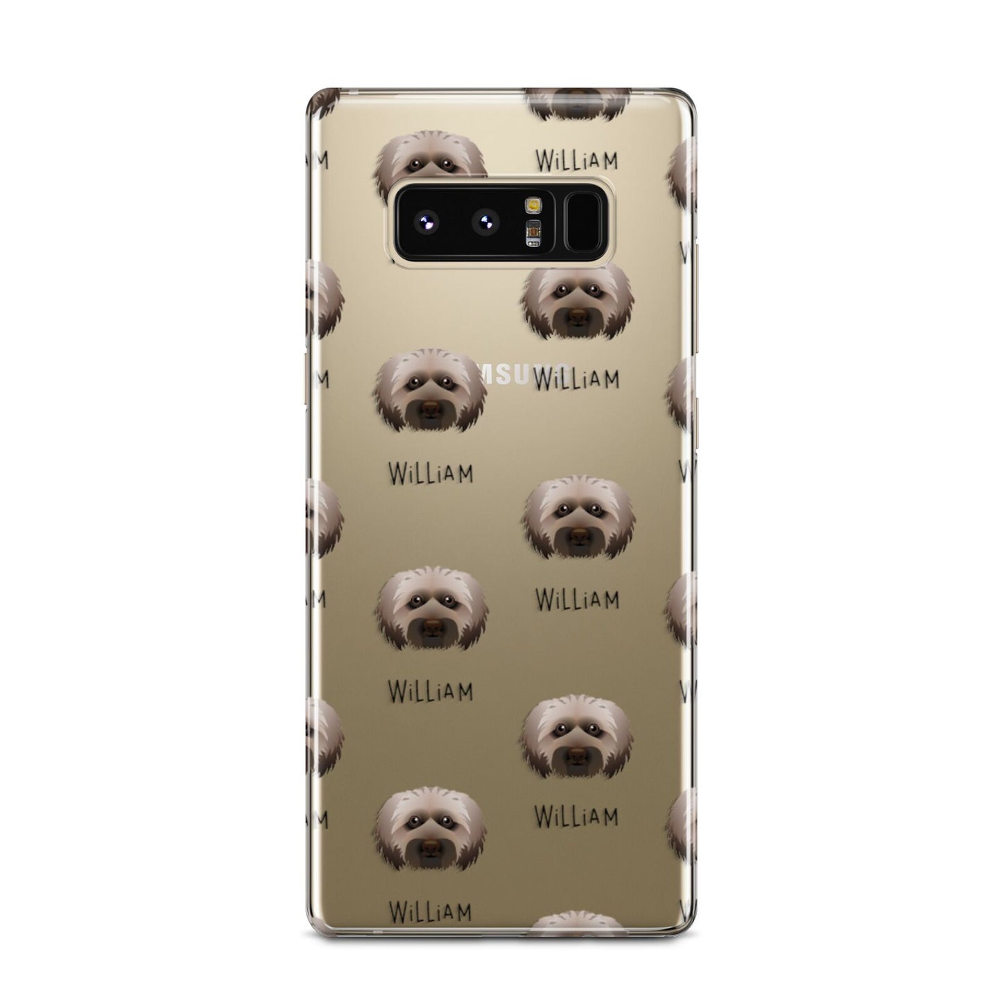 Doxiepoo Icon with Name Samsung Galaxy Note 8 Case