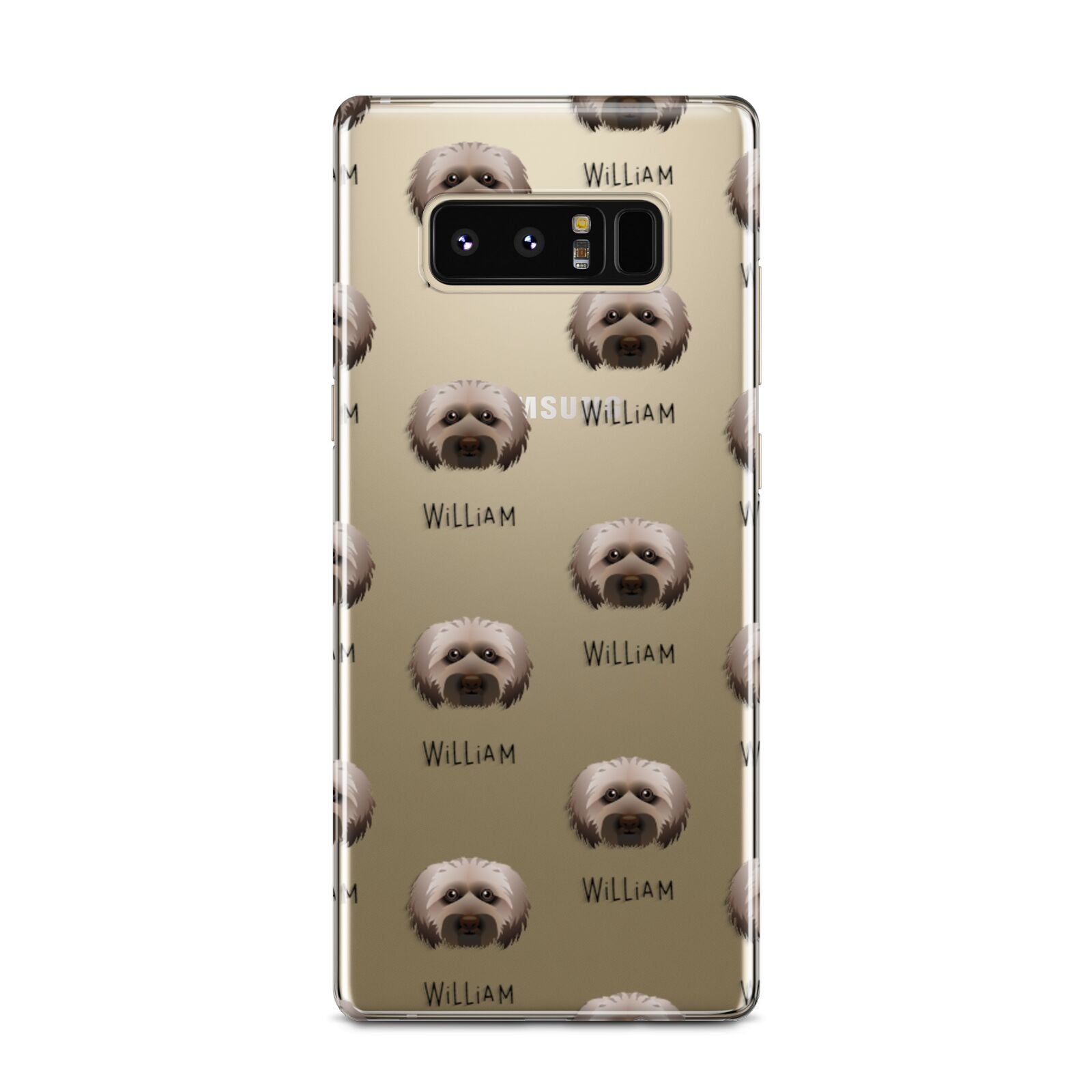 Doxiepoo Icon with Name Samsung Galaxy Note 8 Case