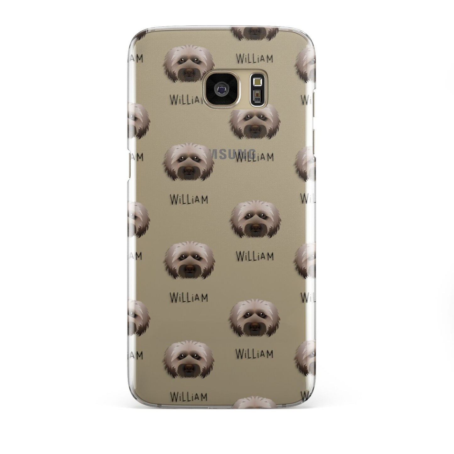 Doxiepoo Icon with Name Samsung Galaxy S7 Edge Case