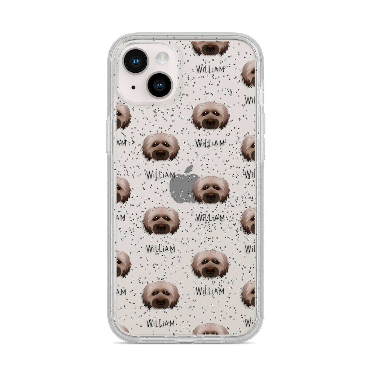 Doxiepoo Icon with Name iPhone 14 Plus Glitter Tough Case Starlight