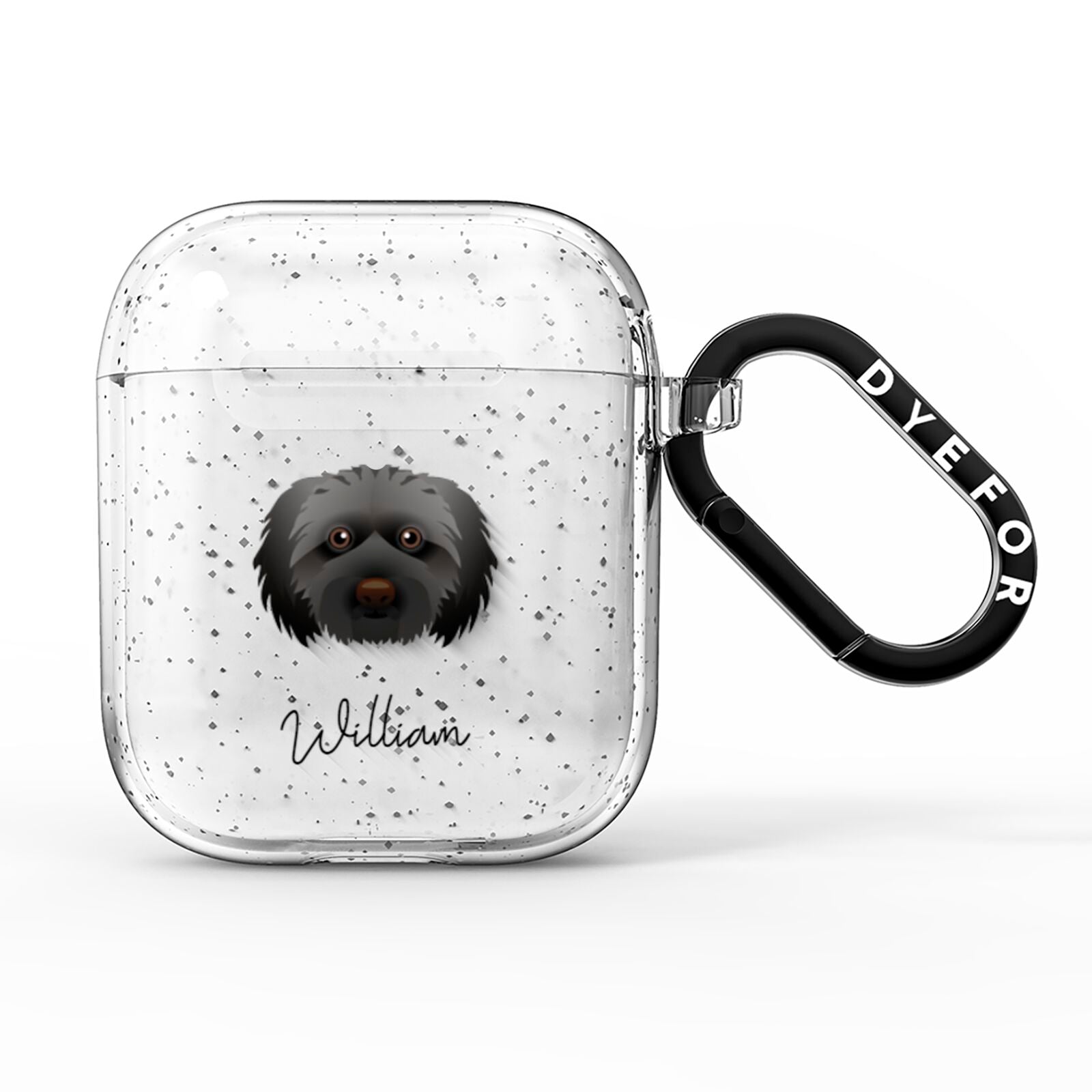 Doxiepoo Personalised AirPods Glitter Case