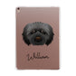 Doxiepoo Personalised Apple iPad Rose Gold Case